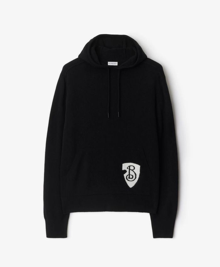 B Shield Wool Blend Hoodie